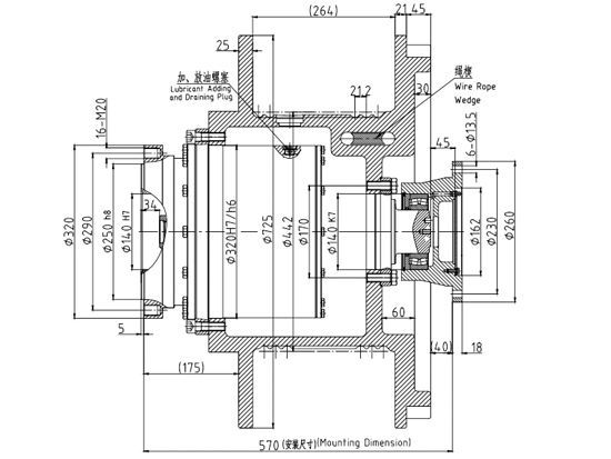 卷?yè)P(yáng)減速機(jī)JQL320A